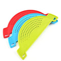 Casalife RTS PP Eco-Friendly Pan Drainer/Pot Strainer Food Sifting Sieve Draining Kitchen Filter Board Bowl Washing Rice