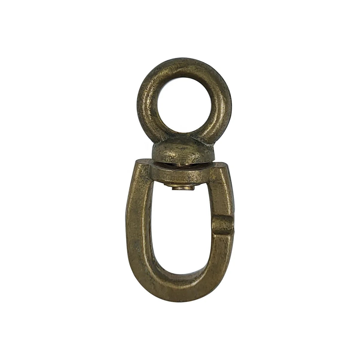 IMPA 371581 Silver Brass Metal Snap Hook Spring Carabiner Plain Finish Flag Hooks 0.1kg