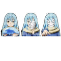 Rimuru Tempest 3D Motion Sticker Time I Got Reincarnated Slime Anime Eco-friendly Waterproof UV Printed Decals for Cars Laptop