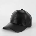 Custom Logo Plain Snapback Hats Winter Men PU Leather Baseball Caps
