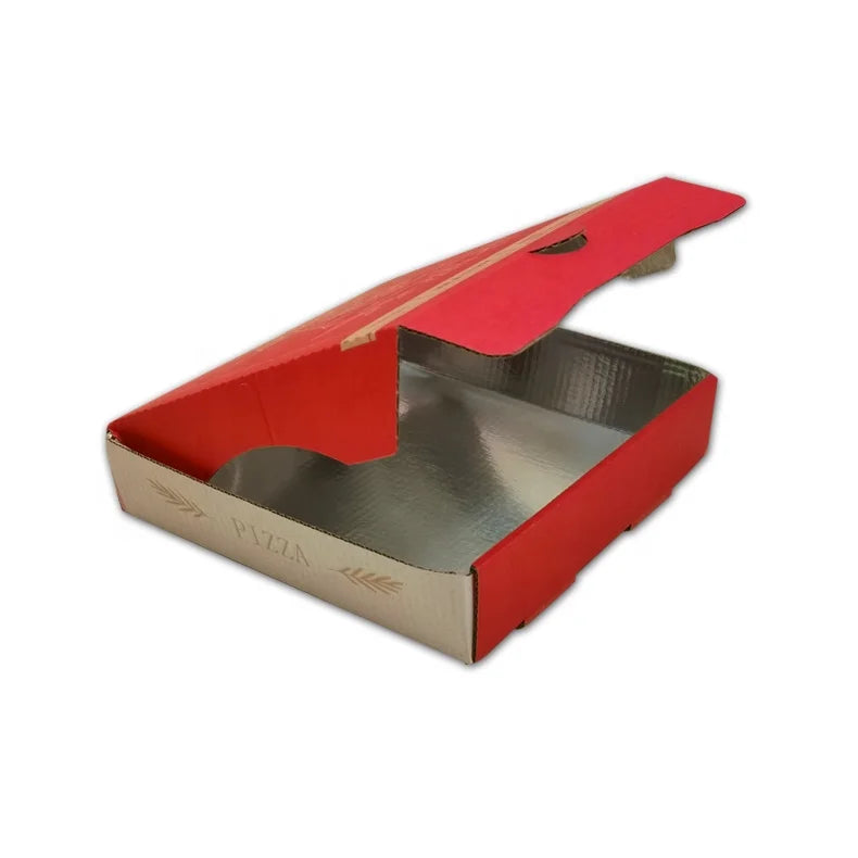 Aluminum Foil Thermal Pizza Box Frozen Paper Packaging Boxes for Food