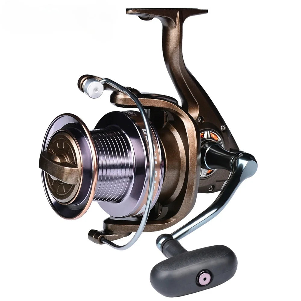 14+1BB 4.0:1 26KG Power Seawater Spinning Reels Freshwater All Metal Spool Big Game Reel 9000 12000 Fishing Spinning Surf Reel