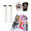 High Quality 75u Hot Peel 60cm X 100m Size 24 Inch Adhesive Roll Film 60 cm 60cm DTF PET Film for DTF Printing