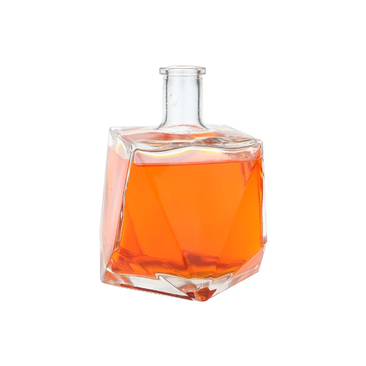 New Design 50ml Square Slim Roll on Glass Bottle Perfume Roller Bottles