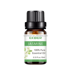 Customize Logo 100% Pure Body Care 10ml Jasmine Rose Lavender Essential Oil for Diffuser