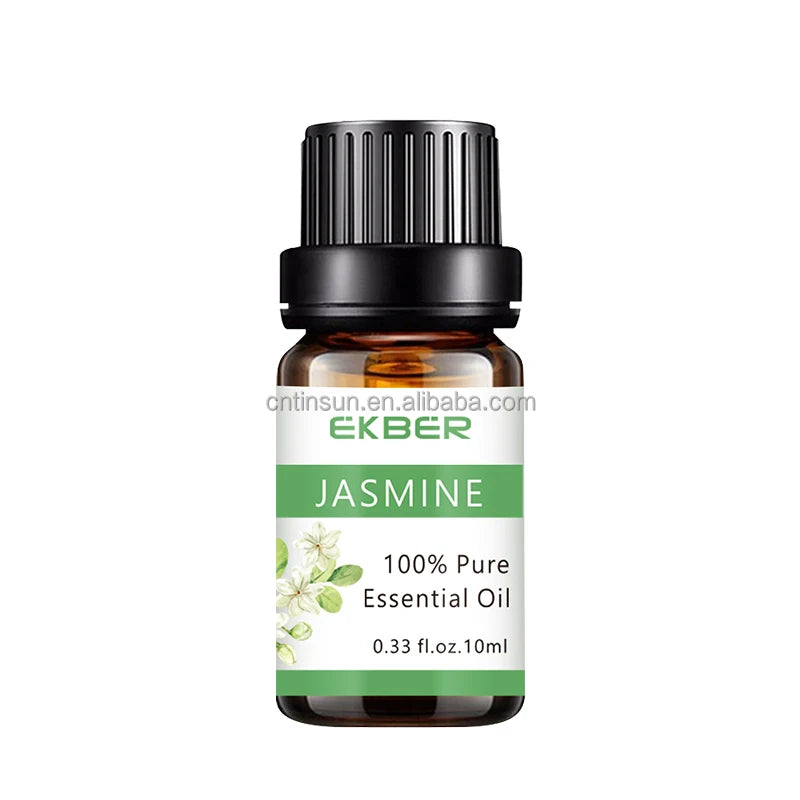 Customize Logo 100% Pure Body Care 10ml Jasmine Rose Lavender Essential Oil for Diffuser