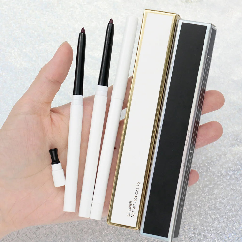 Wholesale Waterproof Lip Liner Wholesale Best Luxury Lip Liner My logo White Lip Liner Pencil Custom Creamy