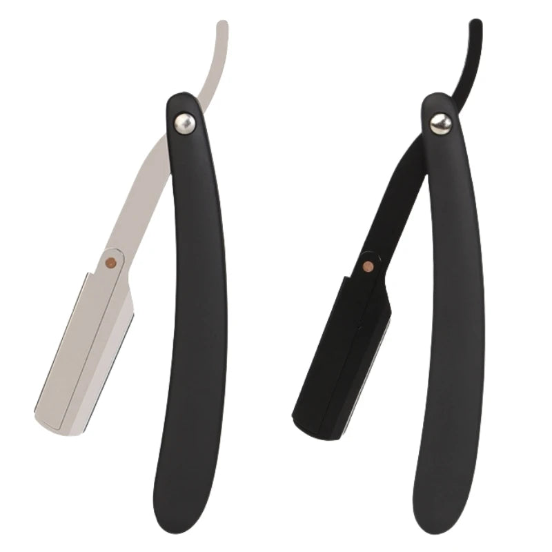 Folding for Men Hair Removal Tools Stainless Steel Barber Accessories Salon Manual Beard Razor Eyebrow Knife Safety Cutter