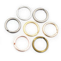 20Pcs/Lot 25 28 30mm Gold Round Key Ring Llaveros Clasp Findings Key Chain Split Ring for Keychain DIY Jewelry Making