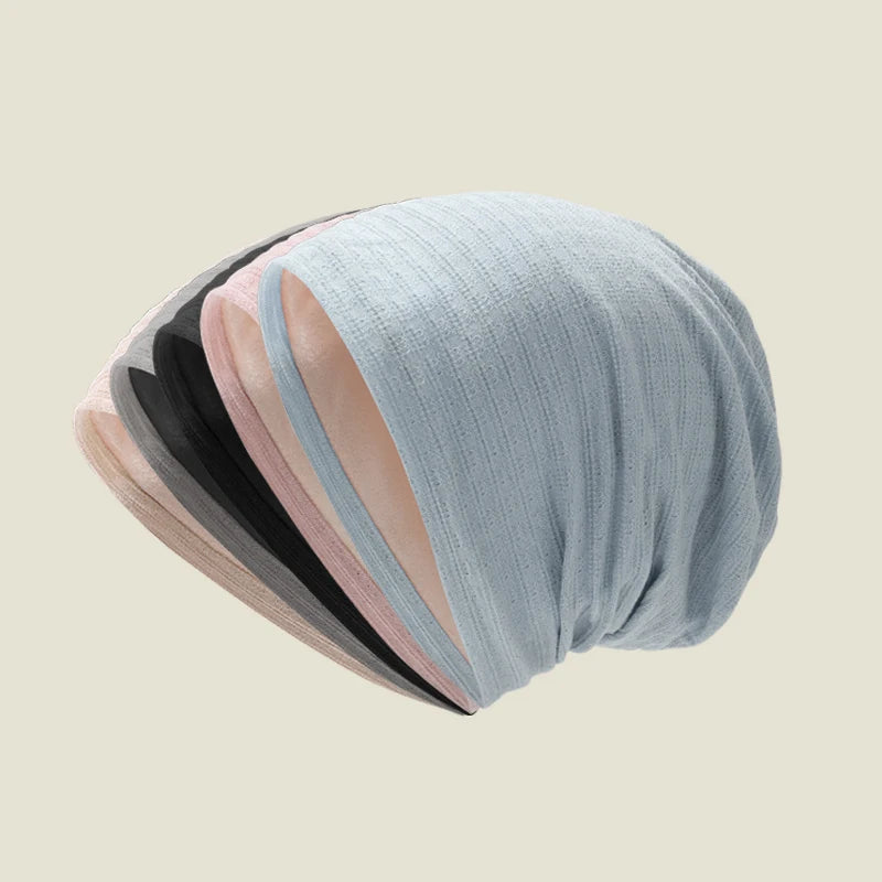 Comfortable Windproof Elastic Ladies Keeping Warmer Soft Women Warm Beanie Hats