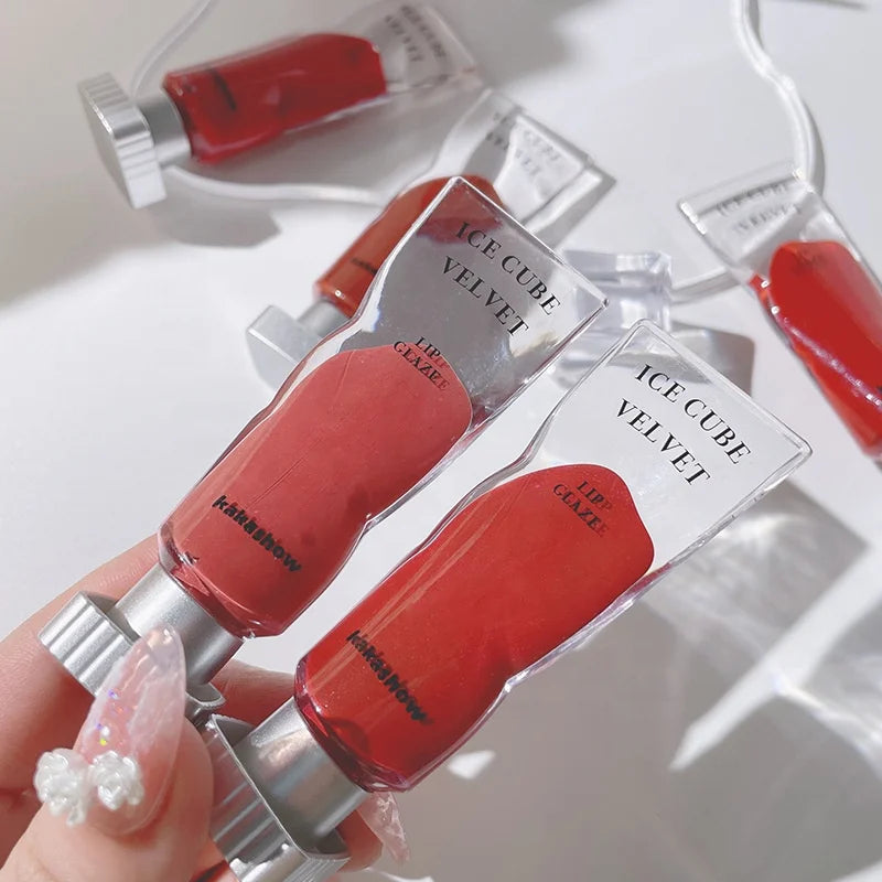 Velvet Lip Gloss Wholesale 2026 Waterproof Matte Lip Gloss Luxury Whitening Nude Smooth Velvet Lipstick