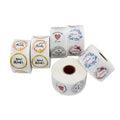 Customized Print logo Paper Packaging Bags Hair Extension Packaging Stickers Labels