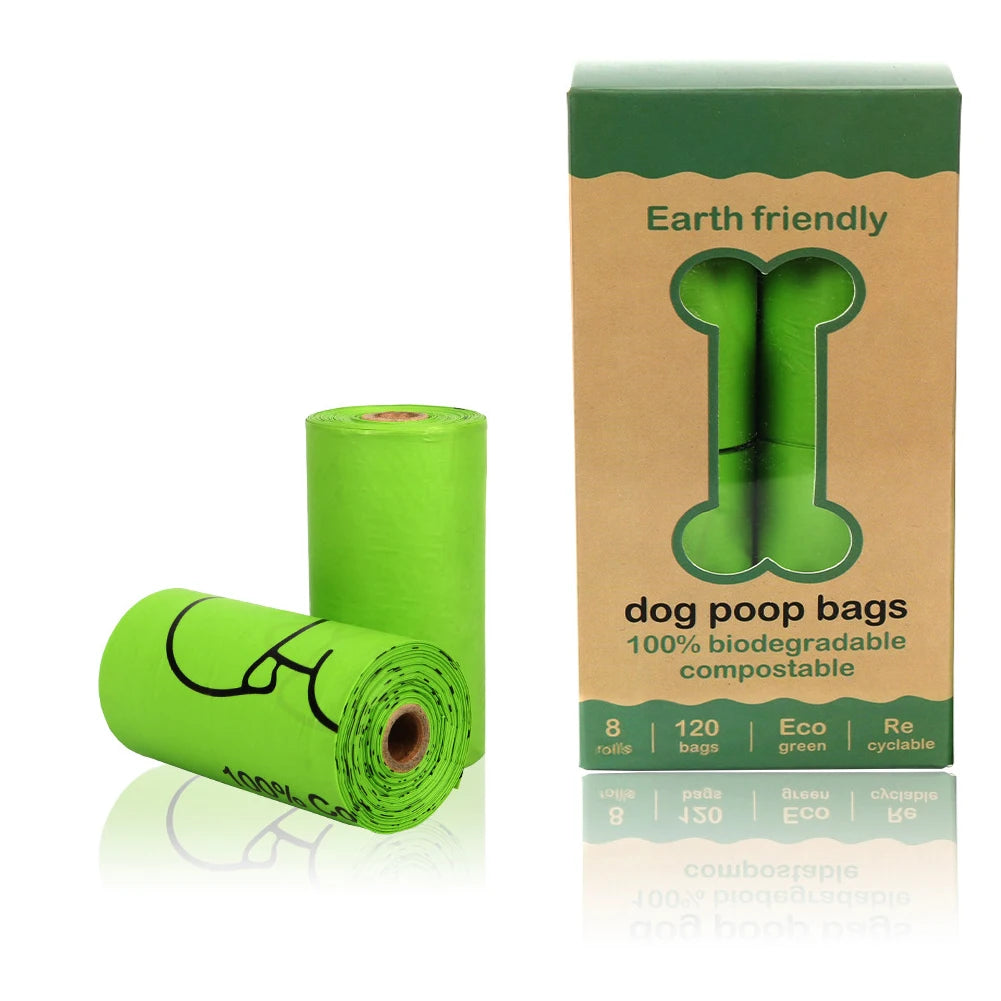 Custom Eco Friendly Biodegradable Bamboo Dog Poop  Bag Degradable Plastic Garbage Bags Wholesale