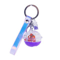 Acrylic Liquid Keychain for Aquarium Novelty Oil Filled Round Ball Water 3D Fish Floating Keyring Cute Floaty Keychains