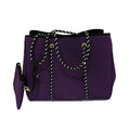 Fashion Design Perforated Neoprene Tote Bag