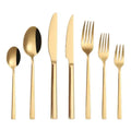 Wedding Mirror Golden Cutlery Sets Luxury High Quality Stainless Steel Fork and Knife Set