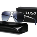 New Arrival Designer Floating Sunglasses for Men Double Bridge Multi-Color Retro Metal Luxury Sports Look White Wholesale