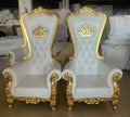 Hot Sales Wholesales Cheap Price Gold Leather Royal Event Throne Chair