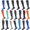 WUYANG FACTORY Custom Design Socks High Elastic Sport Soccer Basketball Compression Socks 20-30mmgh for Men Women MedicalSocks