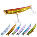 Top Right JIG071 10g 15g 20g 25g 30g 40g 60g New Metal Jig Artificial Bait Jigging Lead Fish Sea Bass Fishing Metal Jig