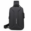 Custom Men's Fashion Chest Bag Luxury Crossbody Sports Shoulder Sling with Zipper Closure Waterproof