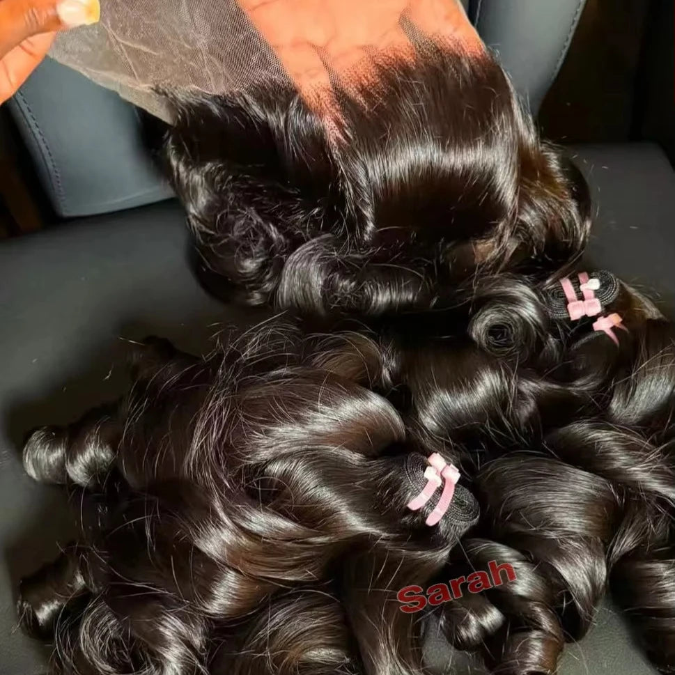 Raw Indian Hair Bundle 40 Inch Vietnamese Burmese Curly Cuticle Aligned Virgin Hair Cambodian Body Wave Closure Frontal Vendors