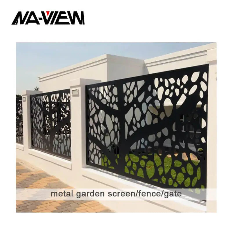 Aluminum Powder Coated Eco-Friendly Modern Privacy Wall Cladding Outdoor Sculpture Panel Garden Screen Waterproof Rodent Proof
