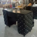 Salon Furniture Nail Salon Black Diamond Manicure Table with Dust Collector for Nail Art