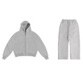 S-2XL Solid Color Hoodie Y2K Hooded Long Sleeve Pullover Top Punk Street Retro Kpop Hip-hop Clothes Men Clothing Sweatr Pant Set