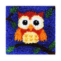 Latch Hook Rug Kits Crocheting Carpet Rug Bird Cushion Mat Crochet Tapestry Sofa Decor