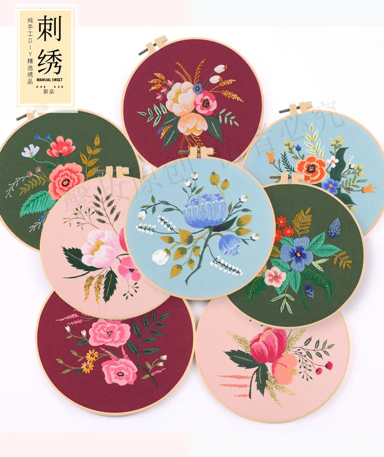 Embroidery Kit for Adults with Design and Instructions Accept Custom Pattern embroidery Kit Diy Cross Stitch