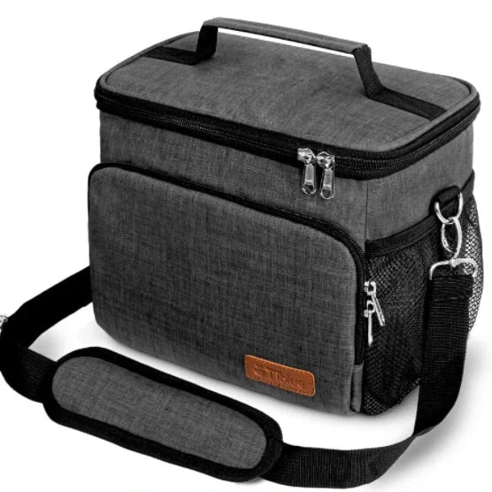 Eco-friendly Insulated Cooler Bag Leakproof Cooler Tote Bag Freezable Lunch Bag With Adjustable Shoulder Strap