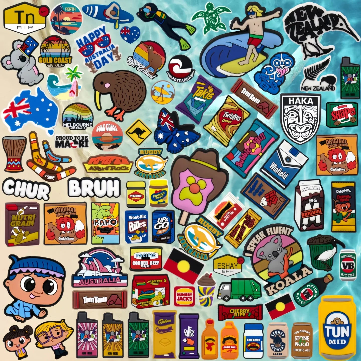 Trending Products 2025 Wholesale Australian Shoe Charm Hot Sale Custom Designer Clogs Accessories Decor Shoe Charm Souvenir Bulk