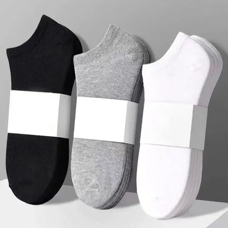 Men's Women Youth Summer Ankle Boat Socks Unisex Casual Custom logo Pattern Breathable Black White Gray Athlete Socks
