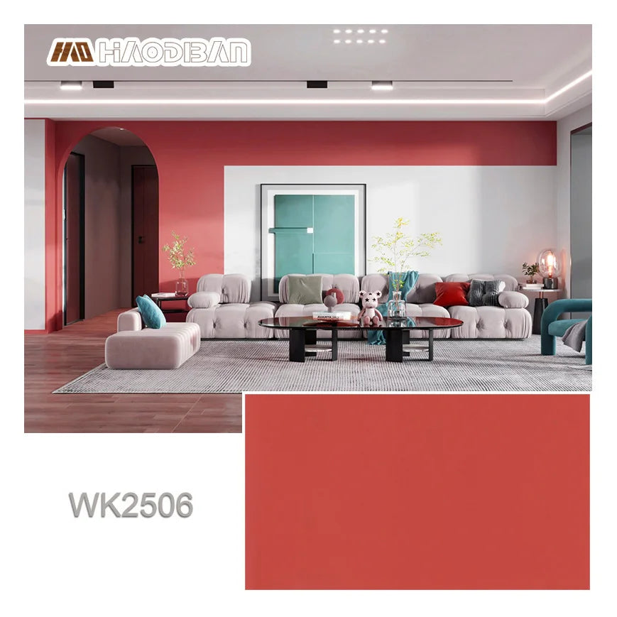 Pink Carbon Slate Wall Panels Wpc Bamboo Charcoal Solid Wall Panel for Kindergarten School