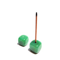 HUIYING Personalized crystal Green Aventurine incense stick holder