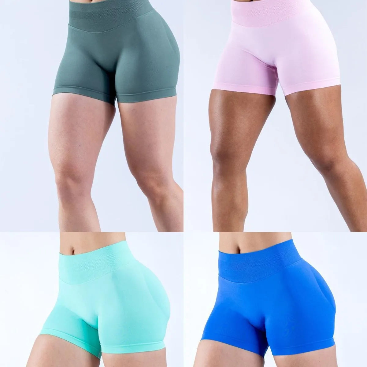 Fitness Sport Shorts  Custom Logo Tight Fitness Sports Wear Summer Gym Yoga Short Leggings Women High Waist Cycling Biker Shorts