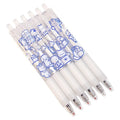 Blue Rubber Grip White Click Gel Pen Cartoon Animal Click Gel Pen Writing Smoothly Cream Rabbit Lovely Fun Retractable Clear Pen