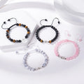 Creative Natural Stone Compass Friendship Graduation Gift Bracelet tiger Eye Bracelet Natural Stone