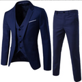 Men's 3-piece Suit Business Casual Groom's Suit Professional Formal Wedding Dress