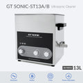 300W Electric New GT SONIC Industrial Ultrasonic Cleaning Machine 28kHz 13L Tank Stainless Steel