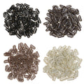 Metal Snap Clips Grip for Feather Hair Extensions Wigs Weft Hairpiece U Shape Metal Clips for Wigs 28mm