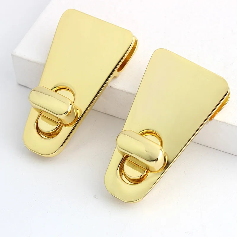 Nolvo World Metal Zinc Alloy Custom Fashion Round Leather Turn Bag Lock Hardware Closure Twist Bag Lock for Bag/handbag