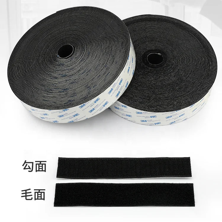For Classroom Office Home Self Adhesive Fastene Tapes Diameter Sticky 3M9448a Nylon Hook and Loop Roll
