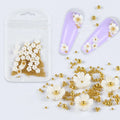 New Arrival Kawaii Resin Nail Art Charms 3D Flower Spring Nail Art Flowers With Nails Bead Rhinestone