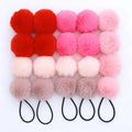 Wholesale Colorful Strong Holder Kids Cute Elastic Hair Band Plush Hair Ties for Girls