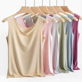 China Factory Blank Women Tank Tops Camisole Modal Seamless Vest Slim Undershirt Female Thin Breathable Sleeveless Vest T-shirt