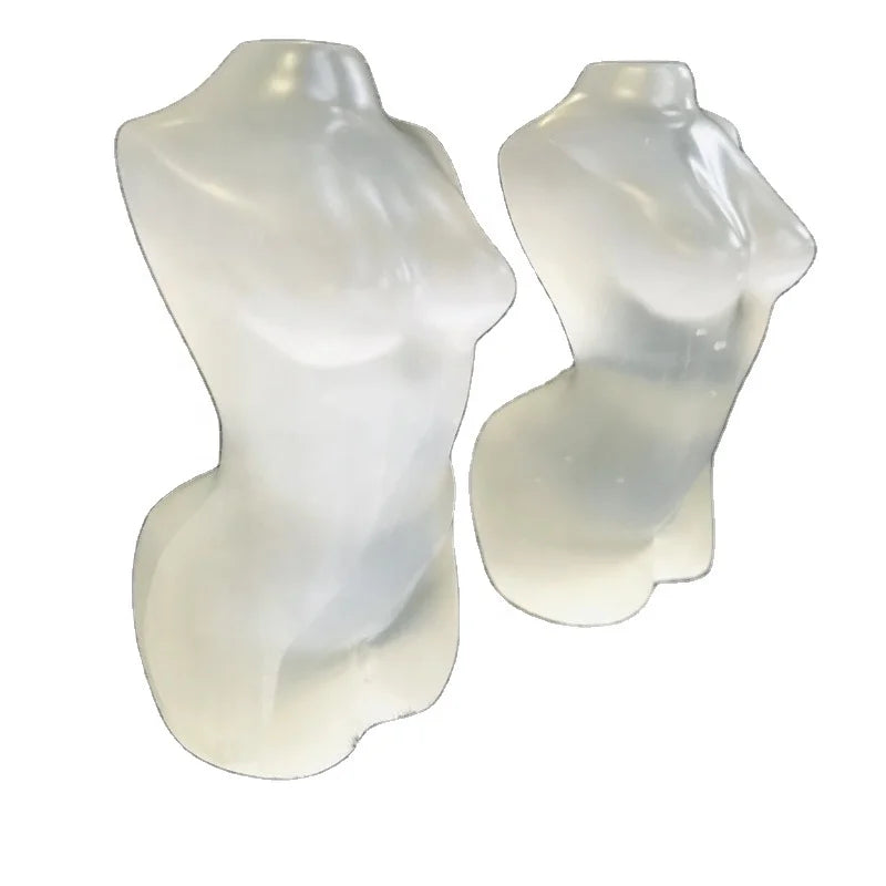 healing selenite quartz goddess body woman natural crystal statue hot product