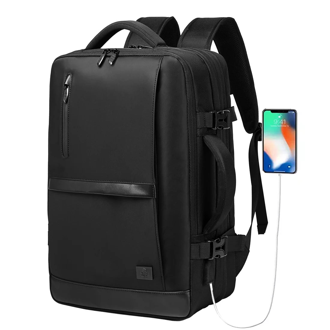 Multifunction Waterproof Smart Backpack Travel Mens Business School Bag Laptop Travel Backpack With USB Charging Port