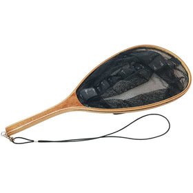 Newbility New Design Nylon Mesh Solid Wood Handle Fishing Hand Net
